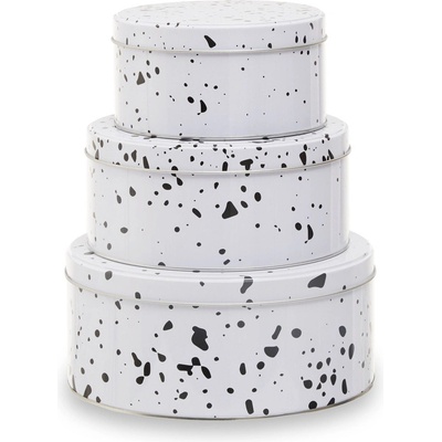 Premier Housewares Метални кутии в комплект 3 бр. за торти Speckled - Premier Housewares (0507404)