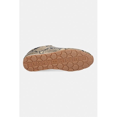 Tommy Hilfiger BELLA SNEAKER SNAKE маратонки дамски от кожа (FW0FW09415)