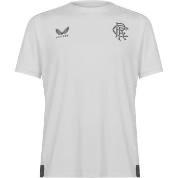 Castore Мъжка тениска Castore Rangers FC Travel T-Shirt Mens - White