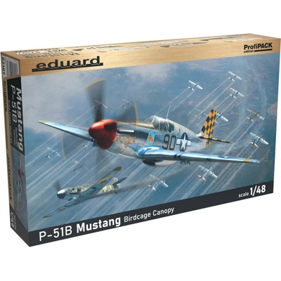 Eduard North American P 51B Mustang Birdcage Canopy ProfiPACK edition 1:48
