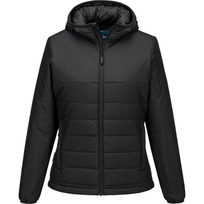 Portwest hooded insulated baffle s613 / Дамско изключително водоустойчиво яке - черно xxl (s613bkrxxl)