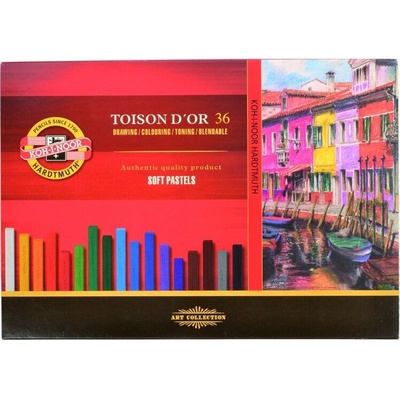 Koh-i-noor Toisor D'or soft pastels sada suchých pastelů 36 ks