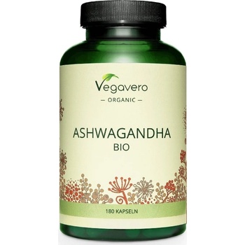 Vegavero Ashwagandha Bio, 180 капсули, Vegavero