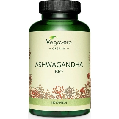 Vegavero Ashwagandha Bio, 180 капсули, Vegavero