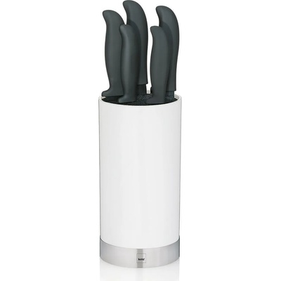 Kela (Германия) Комплект от 5 броя ножове kela acida в бял блок (kela 11286)