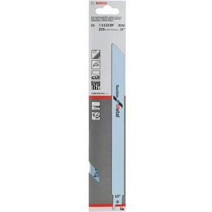 Bosch Нож за саблен трион BOSCH S 1122 BF Flexible for Metal (2 бр. ) 2608656041 (2608656041)