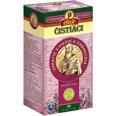 Agrokarpaty CYPRIÁN ČISTIACI bylinný čaj čistý prírodný produkt 20 x 2 g