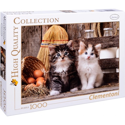 Clementoni Пъзел Clementoni от 1000 части - Сладки котенца (39340)