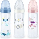 Nuk New Classic láhev Love silikon bílá 250ml