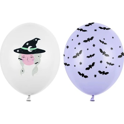 PartyDeco Latexový balón Halloween Čarodejnica mix