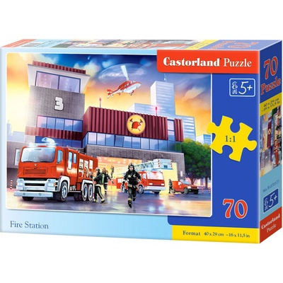 Castorland Hasičská stanice 70 dílků