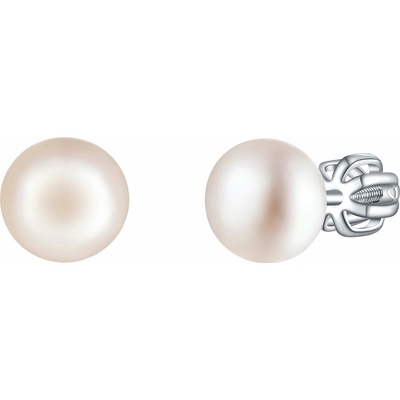 Olivie strieborné náušnice PERLY 7987