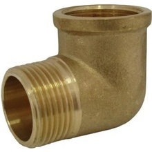 PLASTICA ALFA Mosadzné koleno 90° 1/2“ vnútorný / vonkajší závit