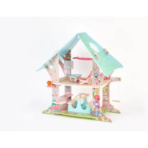 Kruselings Дървена къща за кукли Kruselings - Вълшебната гора (KR126896)