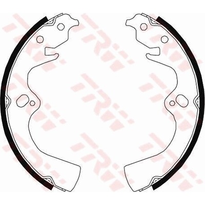Sada brzdových čeľustí TRW GS8682