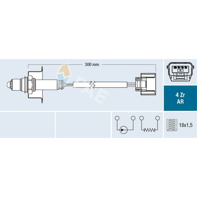 Lambda sonda FAE 75642