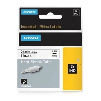 DYMO Rhino 1805443, 24mm x 1, 5m, черен печат/бял фон, оригинална лента (1805443)