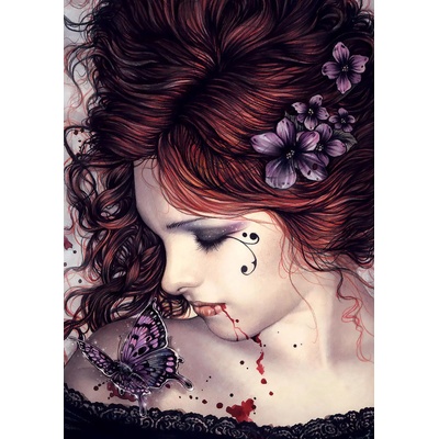 Educa - Puzzle Victoria French: Butterfly - 500 piese