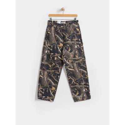 Carhartt WIP Brandon Single Knee camo feather tree black/heavy stone wash