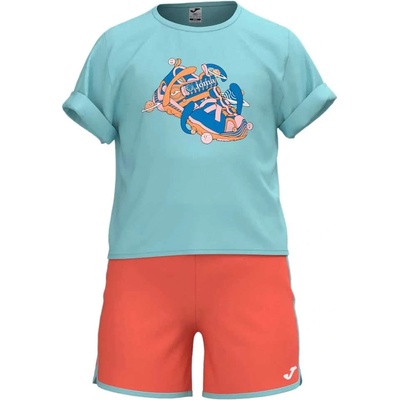 JOMA Camp set - Blue (Blue / Coral)