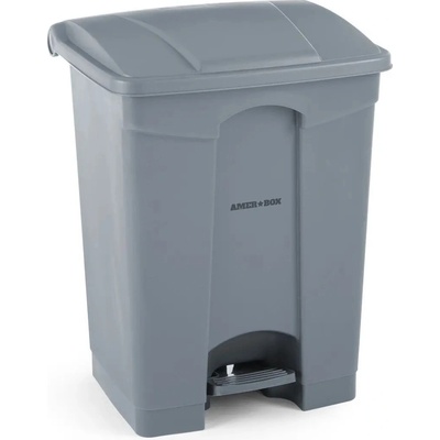 AmerBox 691168 Nádoba na odpadky s pedálem, 87L, Světle šedá