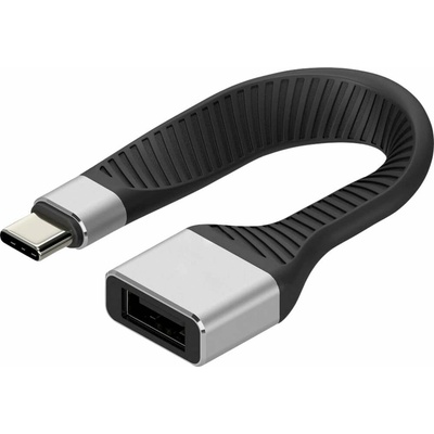 Roline 11.02.9017 USB 10Gbps (3.2 gen 2), USB C(M) - USB3.0 A(M), silikonový, 11cm, černý