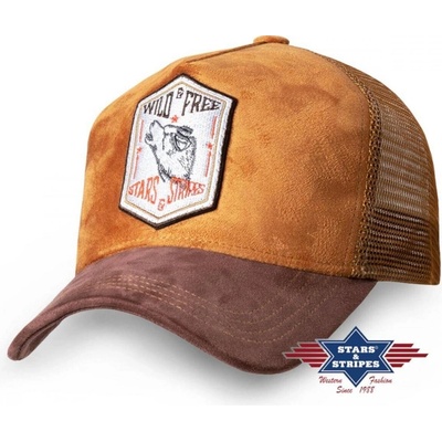 Stars and Stripes Trucker Wild and Free