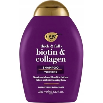OGX šampon pro husté a plné vlasy biotinkolagen 385 ml