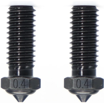 QIDI Tech Дюза от закалена стомана за X-Smart 3/X-Plus 3/X-Max 3/Q1-Pro, комплект от 2 - 0, 4 mm (747302684766)