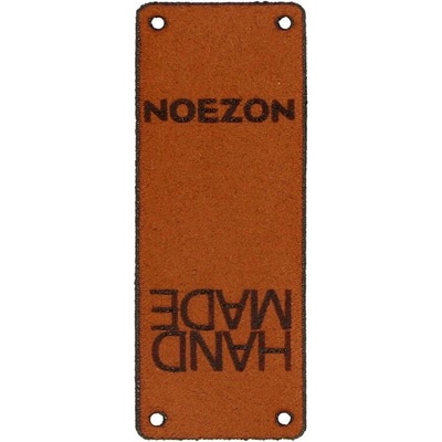 Kožený štítok NOEZON škoricovo hnedý