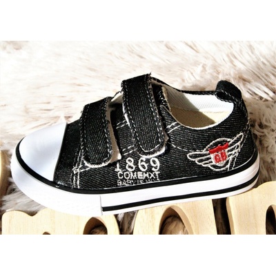 Detské plátenky B1377 black