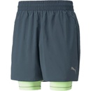Puma RUN 2IN1 5 short modré 521049-42
