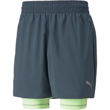 Puma RUN 2IN1 5 short modré 521049-42