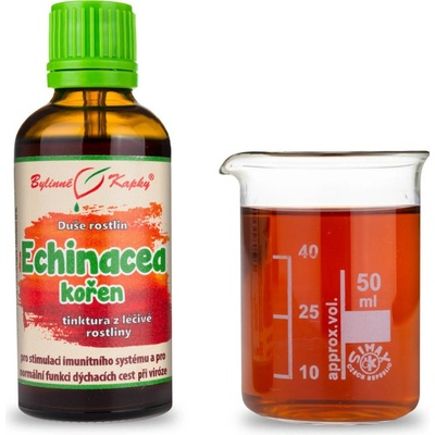 Bylinné kapky Echinacea koreň bylinné kvapky tinktúra 50 ml