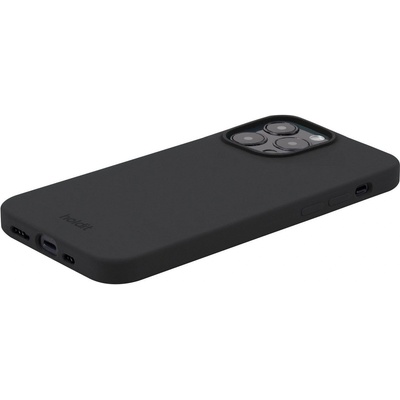 Holdit Гръб Holdit Silicone Case за iphone 15 Pro Max - Черен (7330985160004)