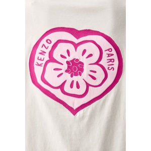 Kenzo блуза с дълги ръкави дамска от памук Boke Heart (FG52TL3054SG)