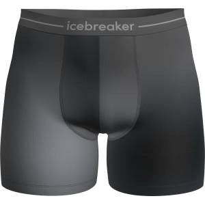 Icebreaker Мъжко мериносово термобельо Icebreaker Merino 150 Anatomica Boxers Transition Merino base layer - Obsidian / Proto Grey / Black (015-2350-0111)