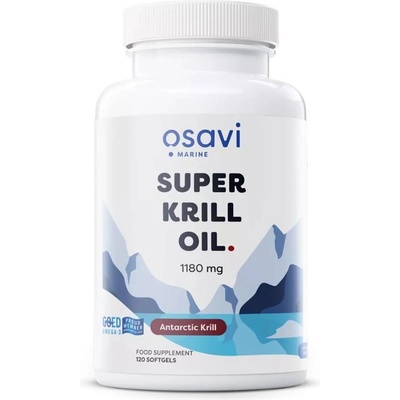 Osavi Super Krill Oil, 1180 mg, 120 гел капсули, Osavi