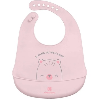 Image 1 of KikkaBoo Лигавник силиконов Bear with me Pink (31303030042)