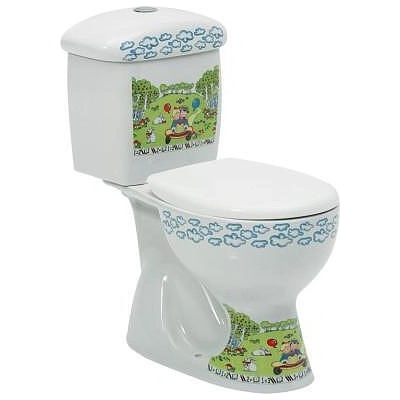 Deplan Моноблок детски с долно оттичане, Turkuaz (06960)