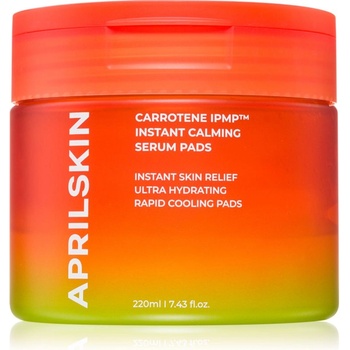 APRILSKIN Carrotene IPMP Instant Calming Serum Pads почистващи тампони с успокояващ ефект 80 бр
