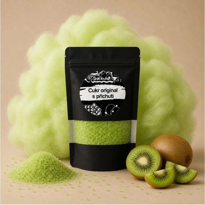 SnackAir Cukr Kiwi na cukrovou vatu a sladký popcorn 200 g