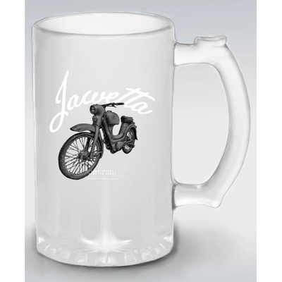 Jawa 50 551 Jawetta V7 duotone Půllitr skleněný 500 ml