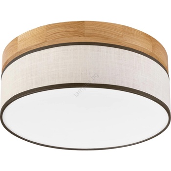 Brilagi - LED таванно осветително тяло BELLADONNA LED/20W/230V Ø 30 cm крем/дъб (BG2114)