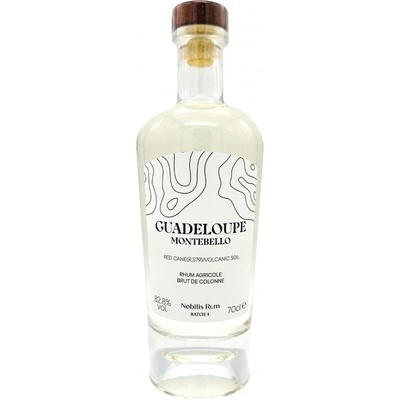 Nobilis Rum Batch 1 Guadelope Montebello 82.8% 0,7 l (čistá fľaša)