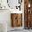 vidaXL Мивка за баня със смесител Старо дърво 45, 5 x 22, 5 x 84 см (889439)