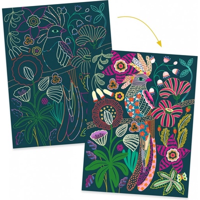 Djeco Vyškrabávací obrázky Džungle – Zbozi.Blesk.cz