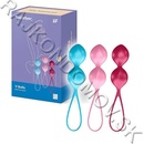 Satisfyer Strengthening V Balls Double set 3 ks farebné