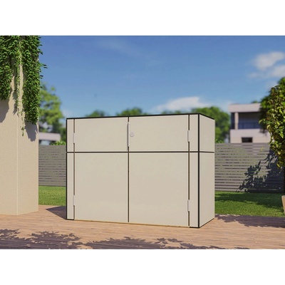 Bertilo HPL Sideboard 155 x 75 x 116 cm svetlosivá