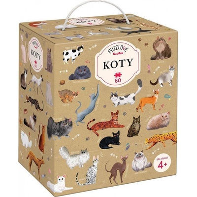 Bright Junior Media Puzzlove CzuCzu Koty 60el.
